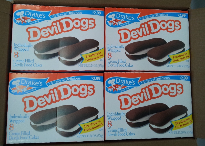 Devil Dogs nice when they are in the Frig